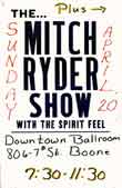 Mitch Ryder poster circa 1969